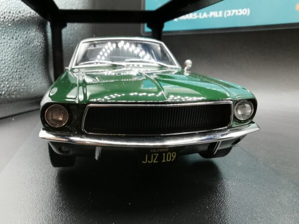 FORD MUSTANG GT FASTBACK 1968 VERT FONCE KKSCALE 1/18 EME – Image 5