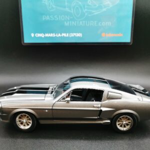 FORD MUSTANG CUSTOM 1967 GREY ELEANOR GREENLIGHT 1/18 EME