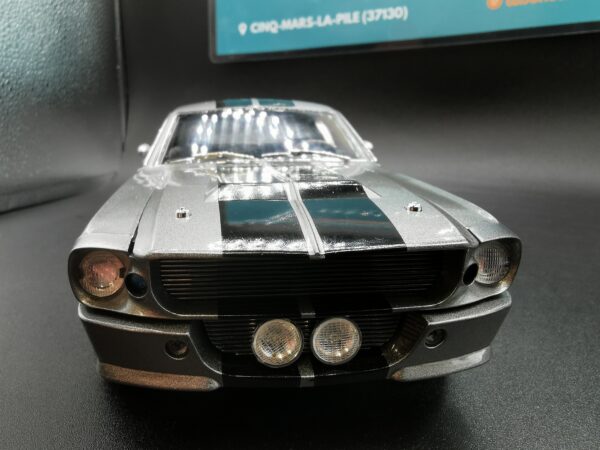 FORD MUSTANG CUSTOM 1967 GREY ELEANOR GREENLIGHT 1/18 EME – Image 7