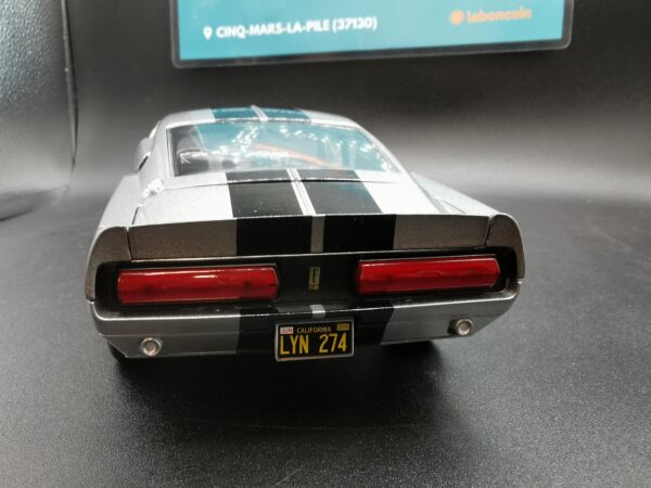 FORD MUSTANG CUSTOM 1967 GREY ELEANOR GREENLIGHT 1/18 EME – Image 10