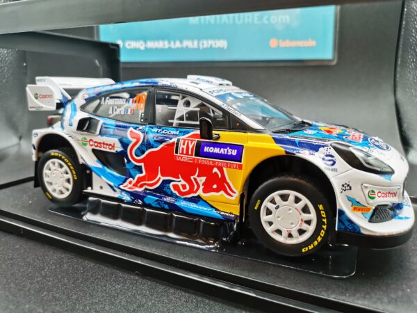 FORD PUMA RALLY 1 HYBRID WHITE NO 16 SOLIDO COMPETITION 1/18 EME – Image 6