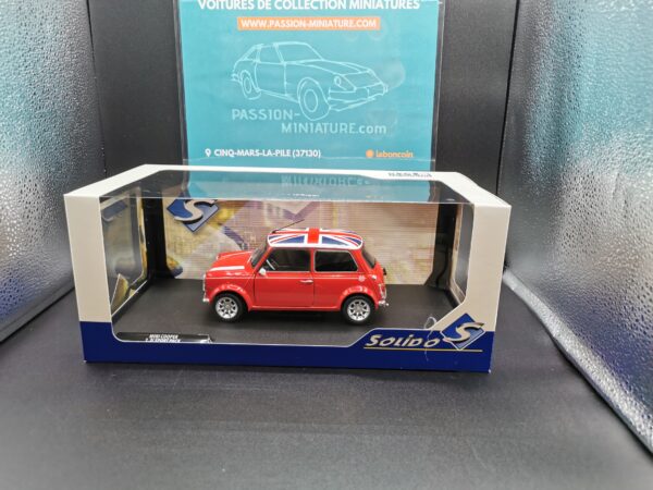 MINI COOPER SPORT REDFIRE & FLAG 1.3I SPORT PACK SOLIDO 1/18 EME – Image 2