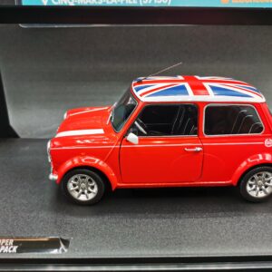 MINI COOPER SPORT REDFIRE & FLAG 1.3I SPORT PACK SOLIDO 1/18 EME