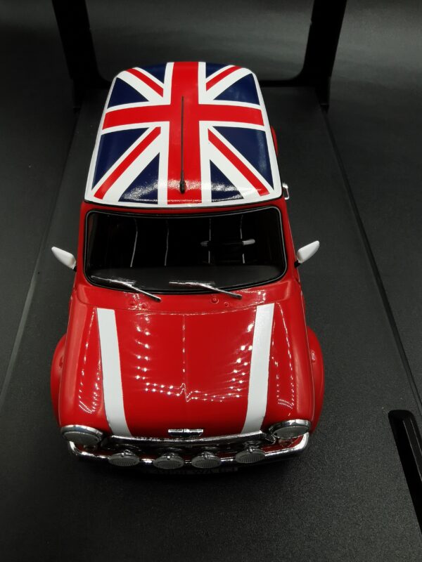 MINI COOPER SPORT REDFIRE & FLAG 1.3I SPORT PACK SOLIDO 1/18 EME – Image 8