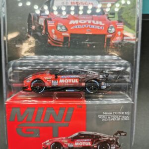 NISSAN Z GT500 N0 23 MOTUL AUTECH Z NISMO 2023 SUPER GT SERIES MINI GT 1/64 EME