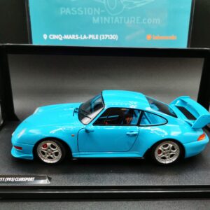 PORSCHE 911 993 CLUBSPORT RIVIERA BLUE 1997 SOLIDO 1/18 EME