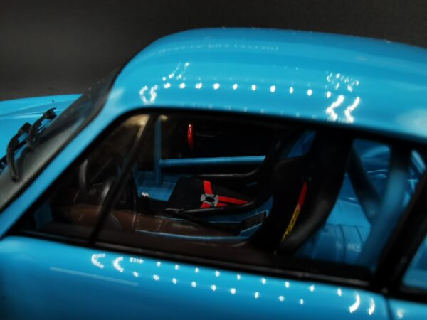 PORSCHE 911 993 CLUBSPORT RIVIERA BLUE 1997 SOLIDO 1/18 EME – Image 4