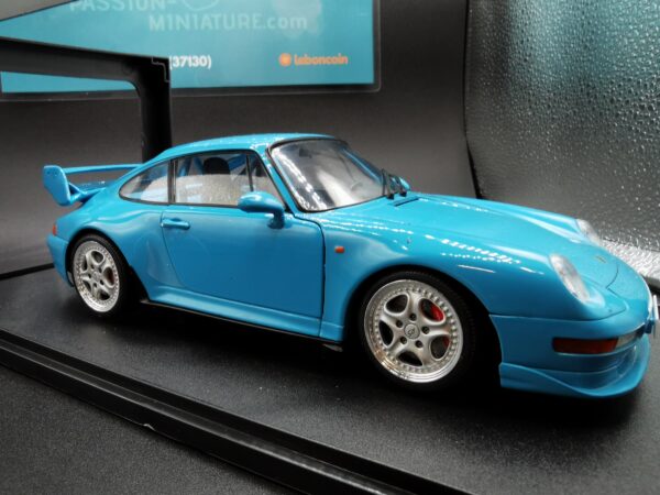 PORSCHE 911 993 CLUBSPORT RIVIERA BLUE 1997 SOLIDO 1/18 EME – Image 6