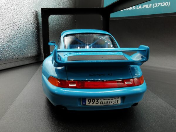 PORSCHE 911 993 CLUBSPORT RIVIERA BLUE 1997 SOLIDO 1/18 EME – Image 7