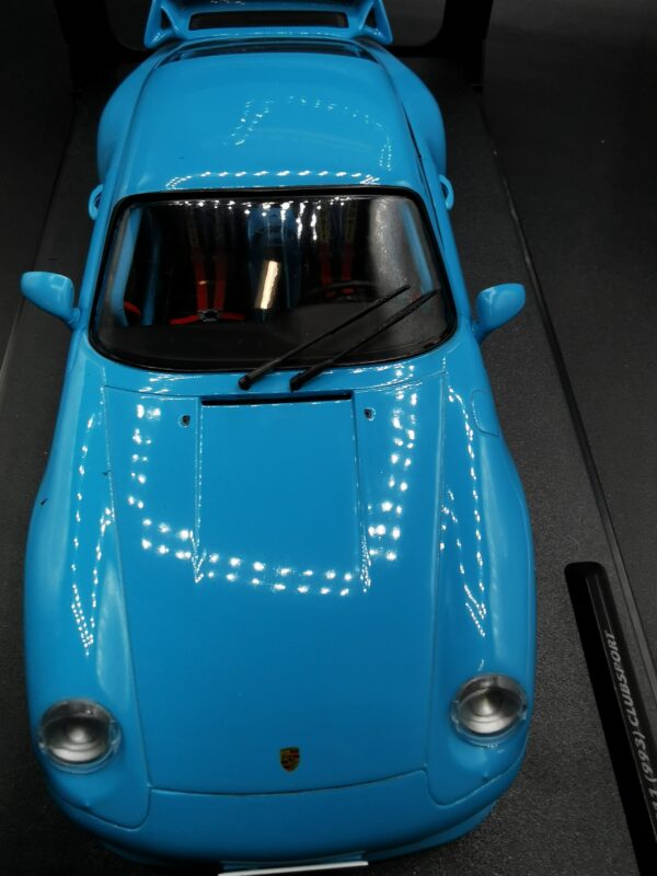 PORSCHE 911 993 CLUBSPORT RIVIERA BLUE 1997 SOLIDO 1/18 EME – Image 9