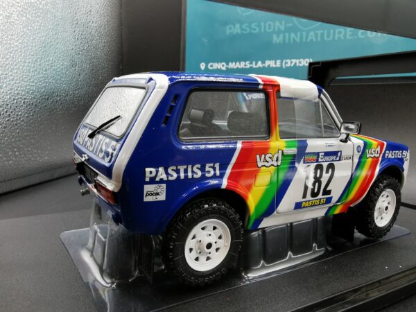 LADA NIVA PARIS DAKAR 1984 NO182 JABOUILLE/SARDOU SOLIDO COMPETITION 1/18 EME – Image 7