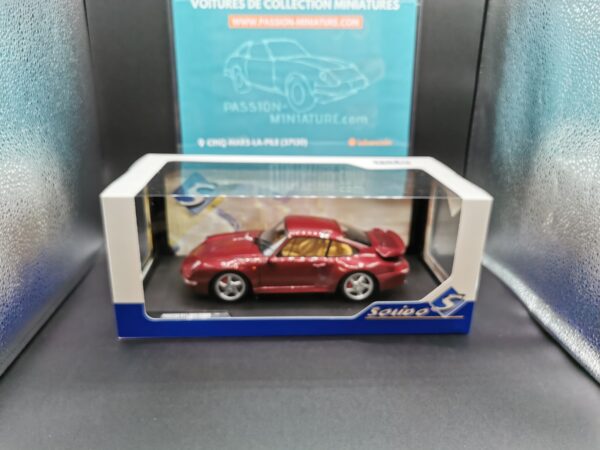 PORSCHE 911 993 TURBO ARENA RED 1997 SOLIDO 1/18 EME – Image 2