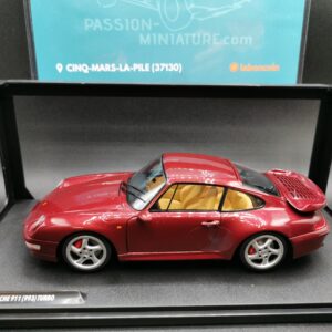 PORSCHE 911 993 TURBO ARENA RED 1997 SOLIDO 1/18 EME