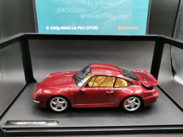PORSCHE 911 993 TURBO ARENA RED 1997 SOLIDO 1/18 EME