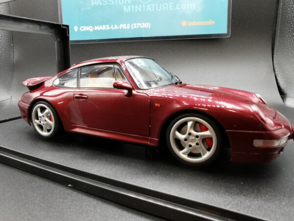 PORSCHE 911 993 TURBO ARENA RED 1997 SOLIDO 1/18 EME – Image 6