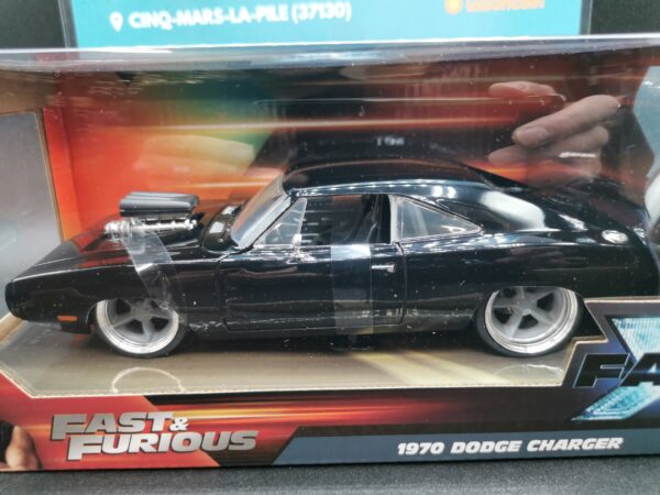 DODGE CHARGER 1970 BLACK DOM FAST & FURIOUS X JADA 1/24 EME