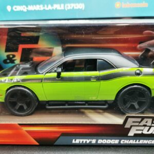 DODGE CHALLENGER SRT8 GREEN LETTY FAST & FURIOUS JADA 1/24 EME