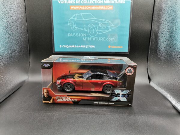 DATSUN 240Z 1972 BLACK & RED FAST & FURIOUS X JADA 1/24 EME – Image 2