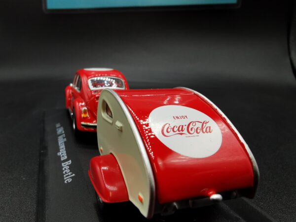 VOLKSWAGEN COCCINELLE 1967 AVEC REMORQUE COCA COLA 1/43 EME – Image 5