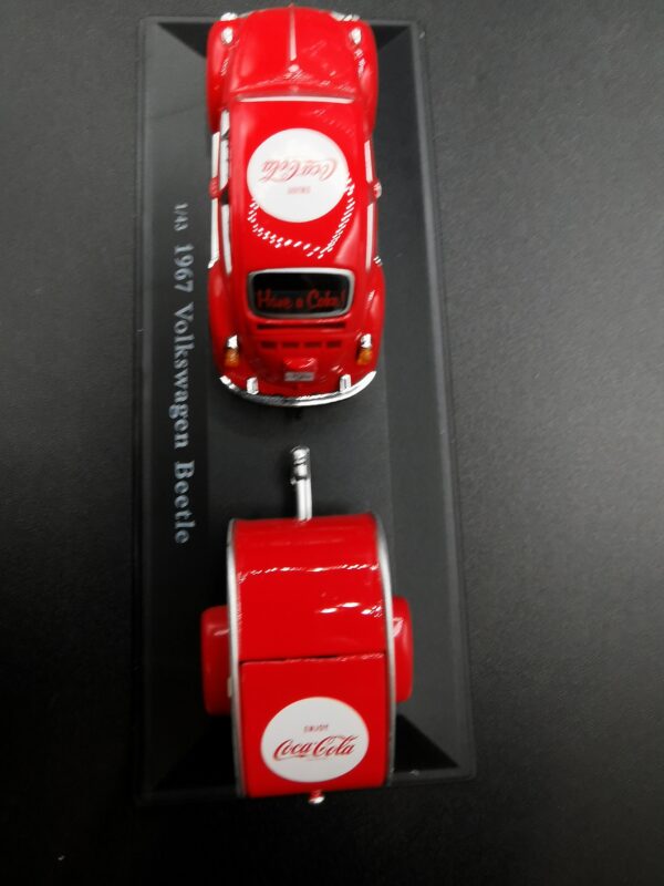 VOLKSWAGEN COCCINELLE 1967 AVEC REMORQUE COCA COLA 1/43 EME – Image 6