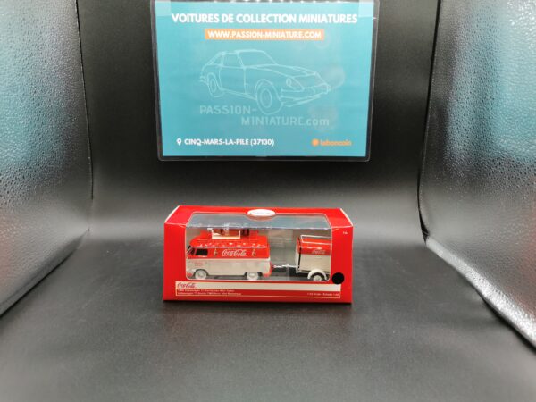 VOLKSWAGEN T1 COMBI 1960 AVEC MINI REMORQUE COCA COLA 1/43 EME – Image 2