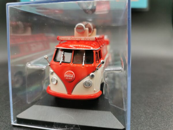 VOLKSWAGEN T1 COMBI 1960 AVEC MINI REMORQUE COCA COLA 1/43 EME – Image 4