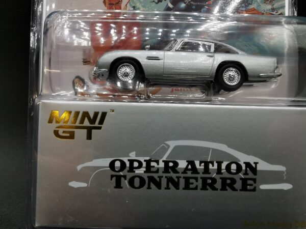 ASTON MARTIN DB5 GRISE JAMES BOND OPERATION TONNERRE 1962 MINI GT 1/64 EME – Image 3