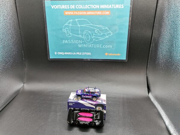DATSUN 510 4X4 WAGON KAIDO OFFROAD V2 BLUE MINI GT 1/64 EME – Image 2