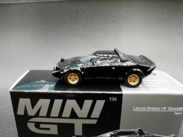LANCIA STRATOS HF STRADALE NERO LHD MINI GT 1/64 EME