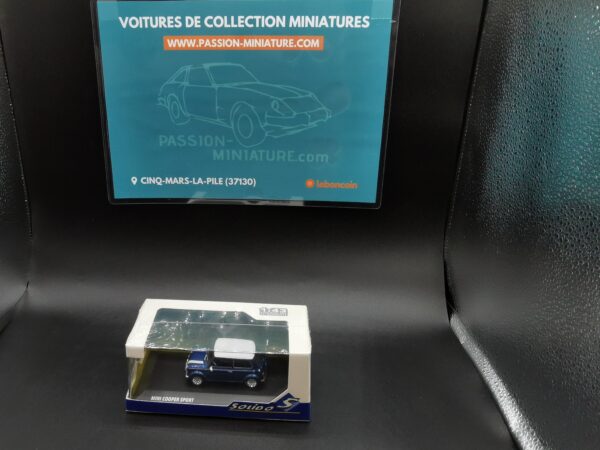 MINI COOPER 1.3I SPORT PACK TAHITI BLUE SOLIDO 1/43 EME – Image 2