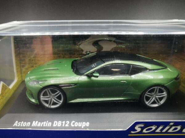 ASTON MARTIN DB12 COUPE GREEN SOLIDO 1/43 EME