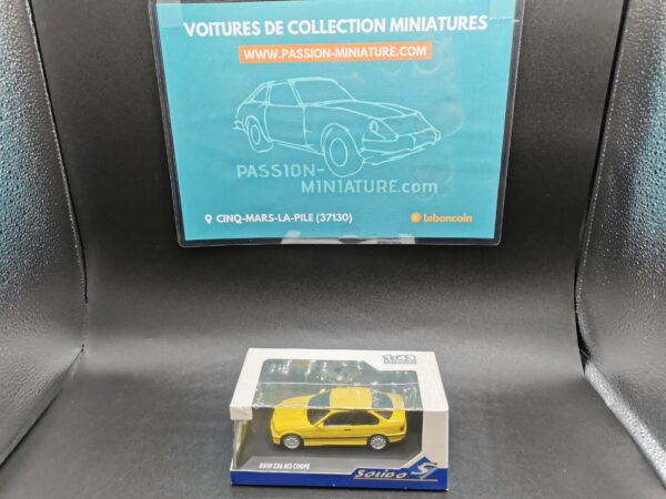 BMW E36 M3 COUPE DAKAR YELLOW SOLIDO 1/43 EME – Image 2