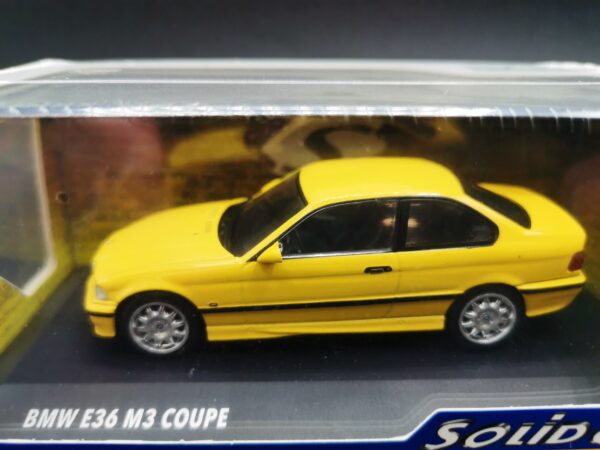 BMW E36 M3 COUPE DAKAR YELLOW SOLIDO 1/43 EME