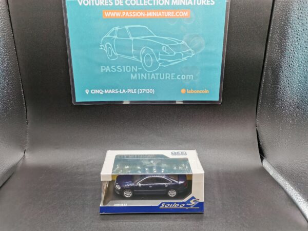 AUDI S8 D3 NIGHT BLUE PEARL SOLIDO 1/43 EME – Image 2