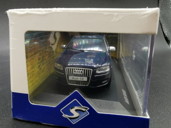 AUDI S8 D3 NIGHT BLUE PEARL SOLIDO 1/43 EME – Image 5