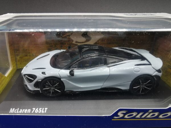 MCLAREN 765LT CERAMIC GREY SOLIDO 1/43 EME