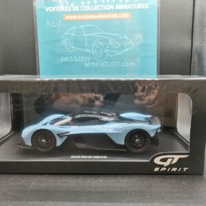 ASTON MARTIN VALKYRIE BLUE GT SPIRIT 1/18 EME