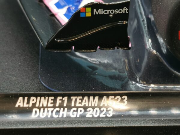 ALPINE F1 TEAM A523 DUTCH GP 2023 SOLIDO COMPETITION 1/18 EME – Image 8