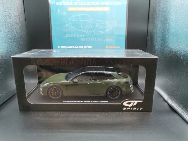 PORSCHE PANAMERA TURBO S SPORT TURISMO GREEN GT SPIRIT 1/18 EME – Image 2