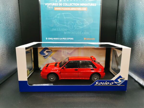 LANCIA DELTA HF INTEGRALE EDIZIONE FINALE 1995 RED SOLIDO 1/18 EME – Image 2