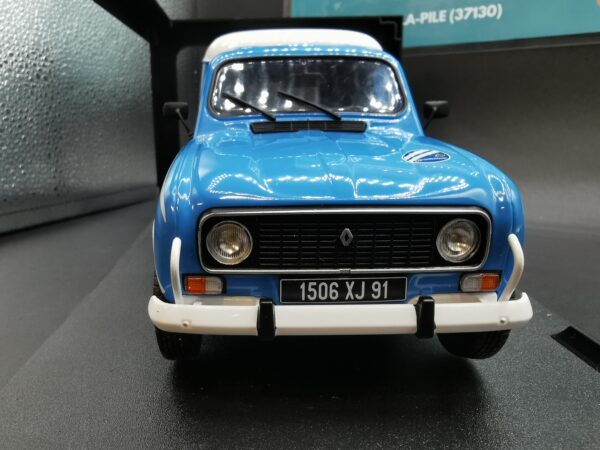 RENAULT 4L F4 GORDINI SERVICE 1976 BLEU ET BLANC SOLIDO 1/18 EME – Image 7