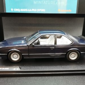 BMW 635 CSI E24 MACAU BLUE 1984 SOLIDO 1/18 EME