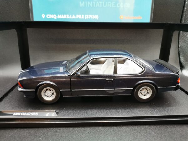 BMW 635 CSI E24 MACAU BLUE 1984 SOLIDO 1/18 EME