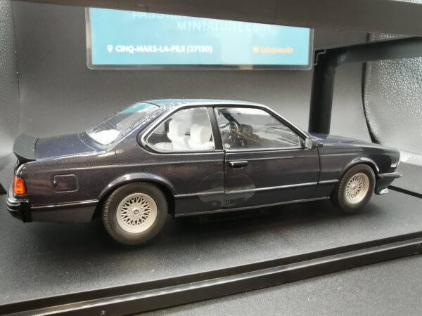 BMW 635 CSI E24 MACAU BLUE 1984 SOLIDO 1/18 EME – Image 8