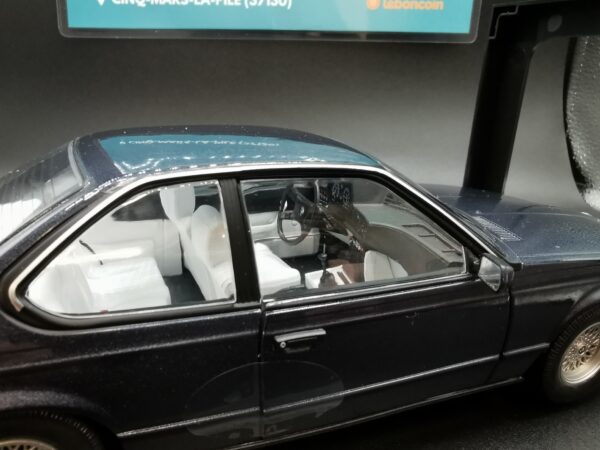 BMW 635 CSI E24 MACAU BLUE 1984 SOLIDO 1/18 EME – Image 9