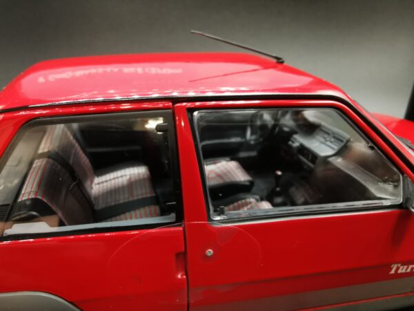 RENAULT 5 GT TURBO MK1 ROUGE VIF 1985 SOLIDO 1/18 EME – Image 9