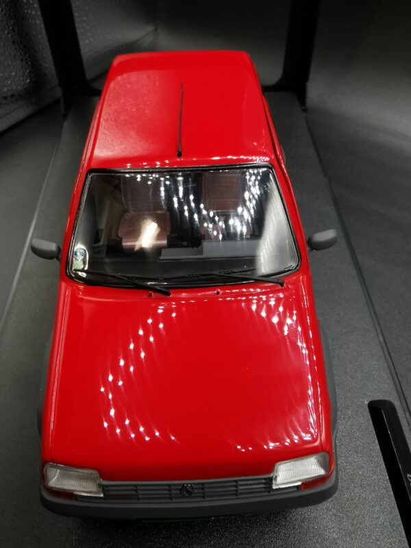 RENAULT 5 GT TURBO MK1 ROUGE VIF 1985 SOLIDO 1/18 EME – Image 10