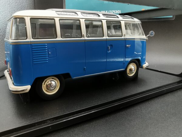 VOLKSWAGEN T1 SAMBA BABY BLUE/WHITE 1962 SOLIDO 1/18 EME – Image 9