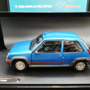 RENAULT 5 GT TURBO MK1 BLEU ALPINE 1985 SOLIDO 1/18 EME