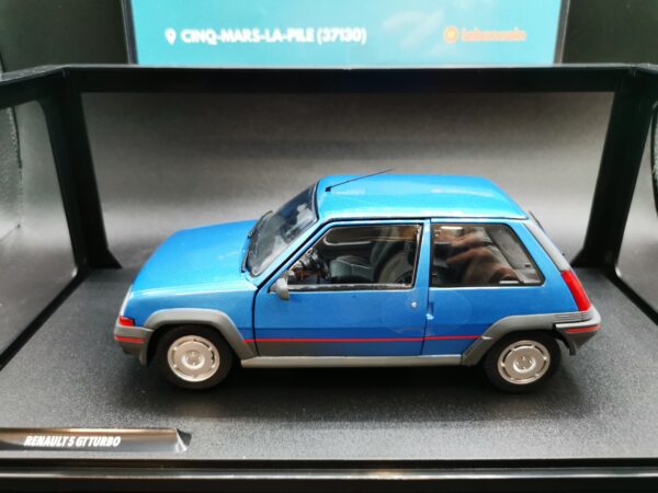 RENAULT 5 GT TURBO MK1 BLEU ALPINE 1985 SOLIDO 1/18 EME